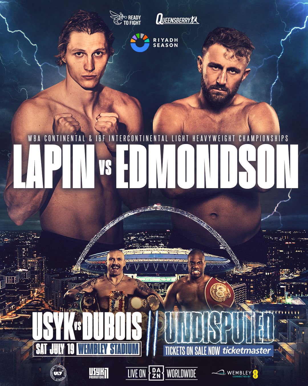 Не тільки Усик. Інший непереможений українець вийде на "Вемблі" в андеркарді реваншу